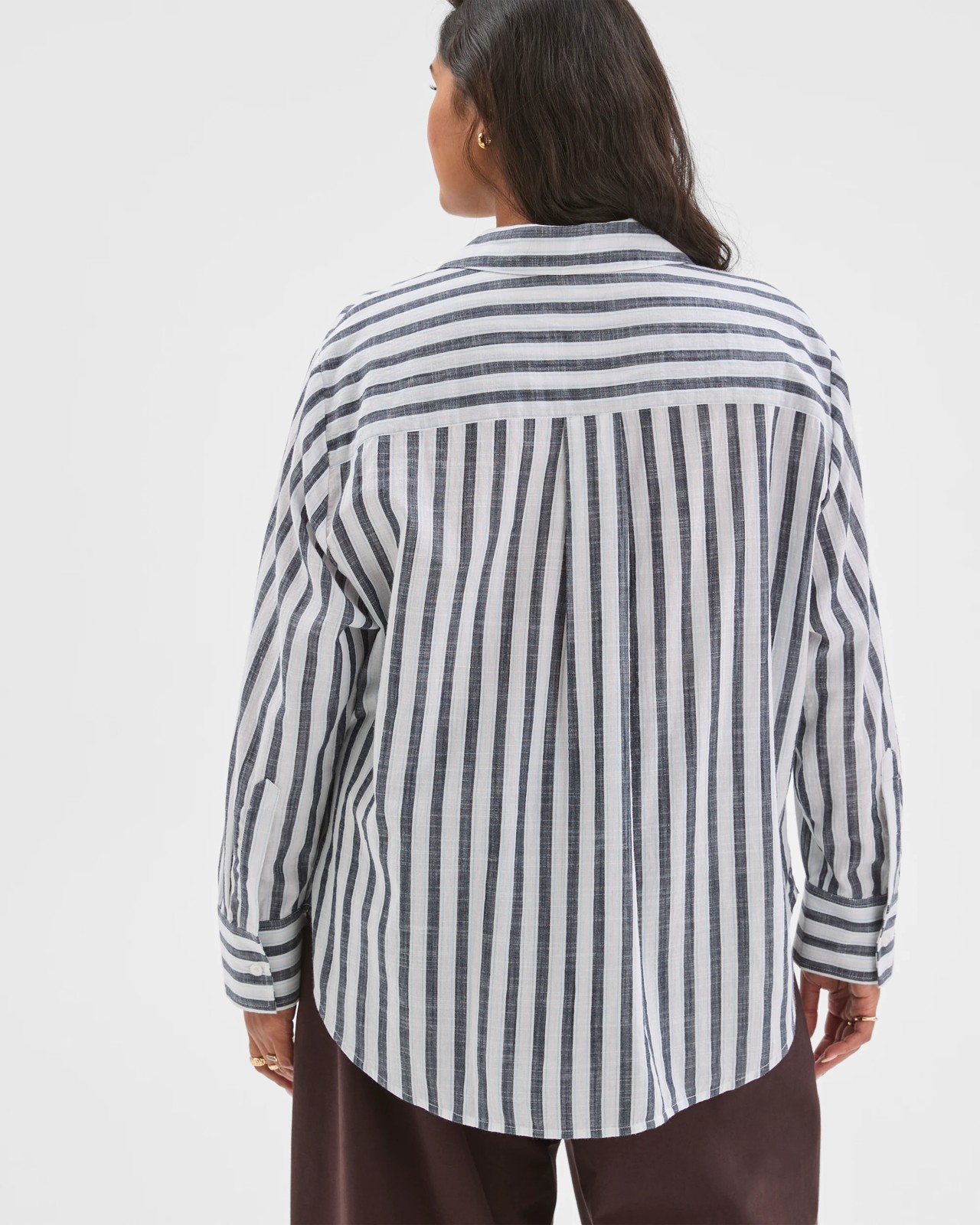 Plus Size Long Sleeve Slub Shirt 6 of 6