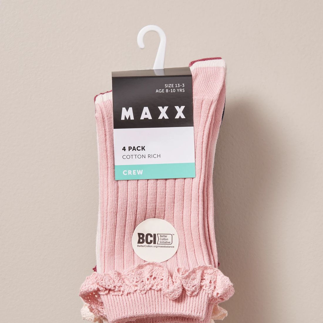 4 Pack Maxx Crew Frill Socks Target Australia