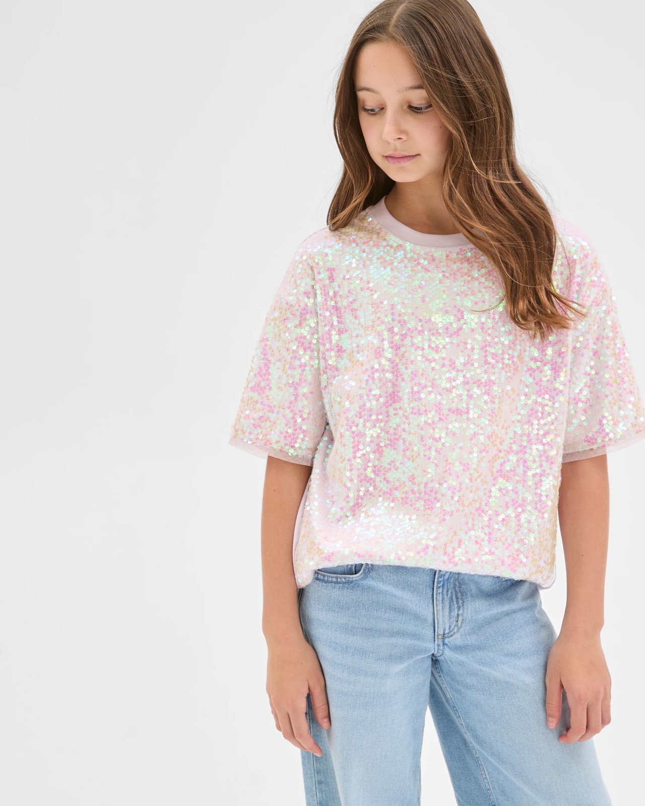 Sequin Oversized T-Shirt 2 of 6