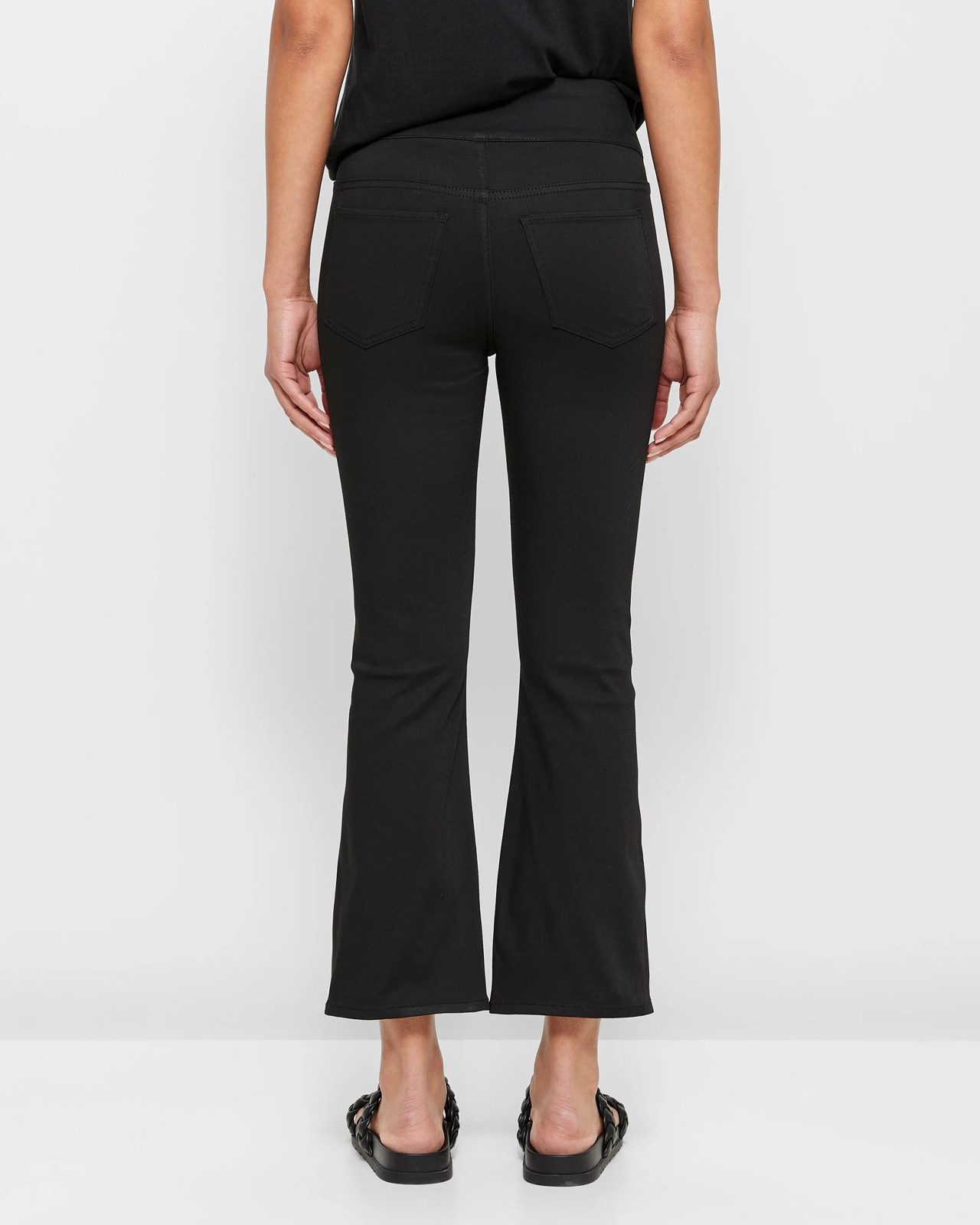 Lindsey High Rise Crop Length Flare Denim Jeggings | Target Australia