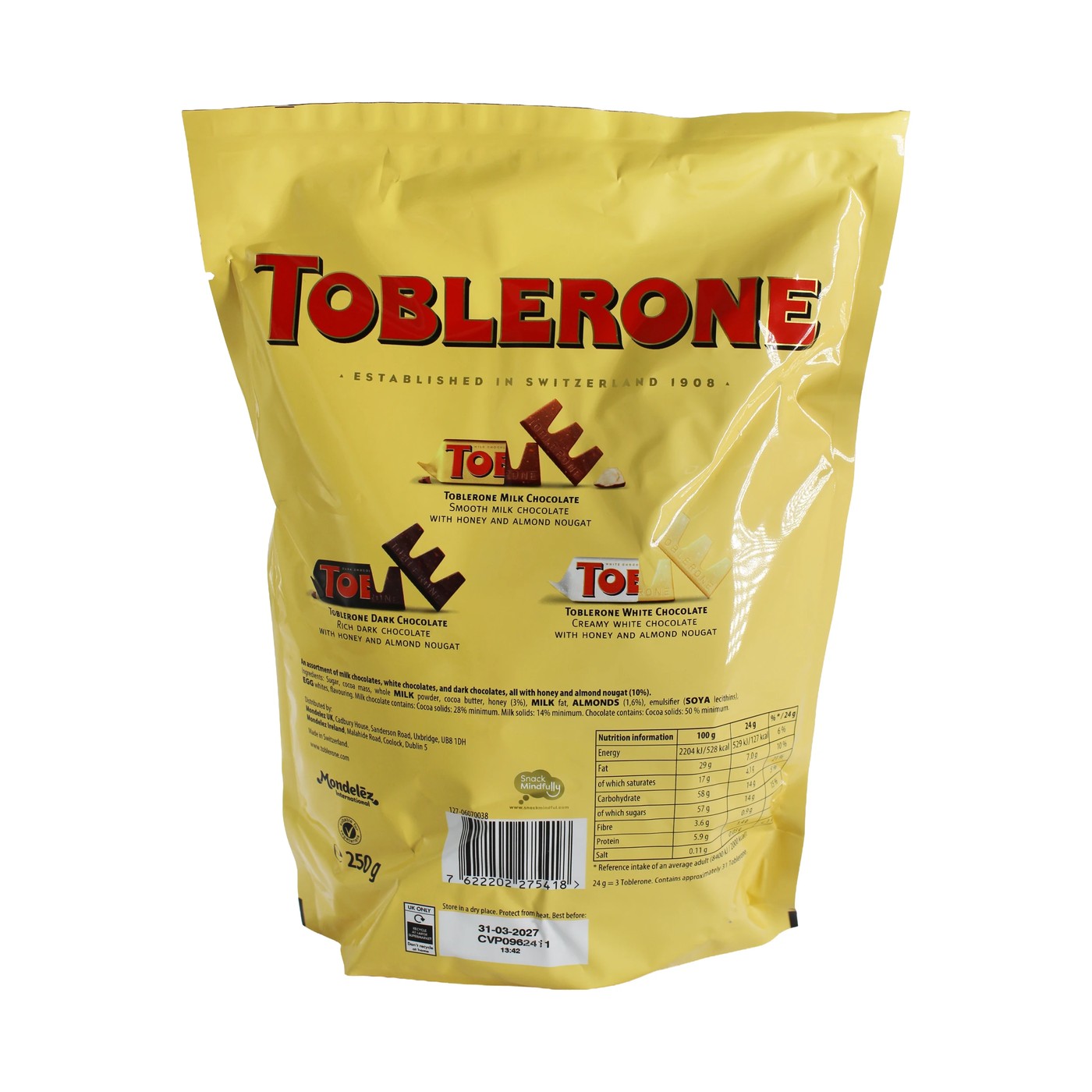 Toblerone Mix Pouch 250g 2 of 3