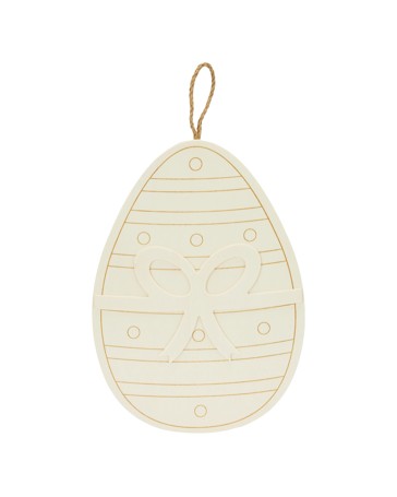 Anko Wood Blank Hanging Egg