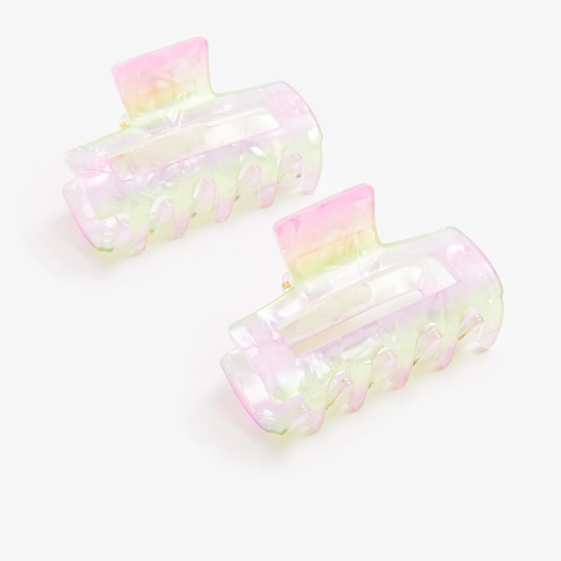 Kids 2 Pack Rainbow Claw Hair Clips Target Australia