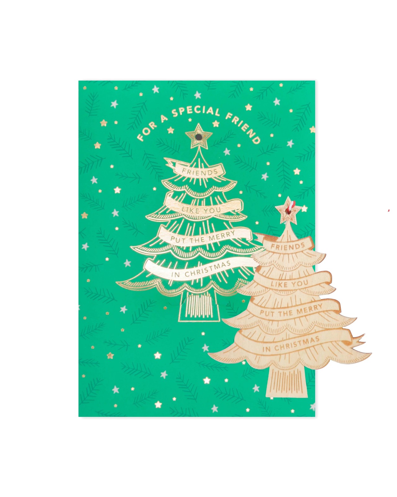 Hallmark Christmas Card for Friend - Elegant 3 of 4