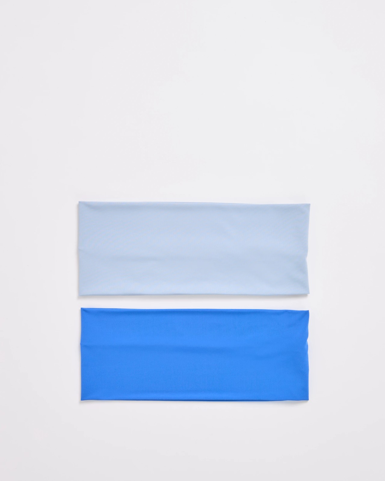 2 Pack Active Stretch Headbands - Cobalt and Blue 2 of 3