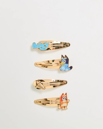 Licensed Bluey & Bingo 4 Pack Snap Clips