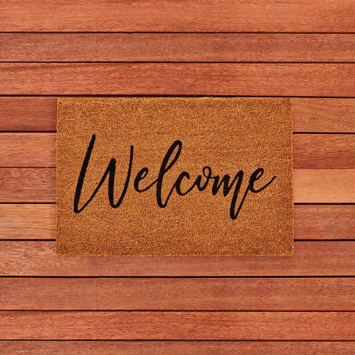 Welcome Coir Door Mat - Anko 4 of 5