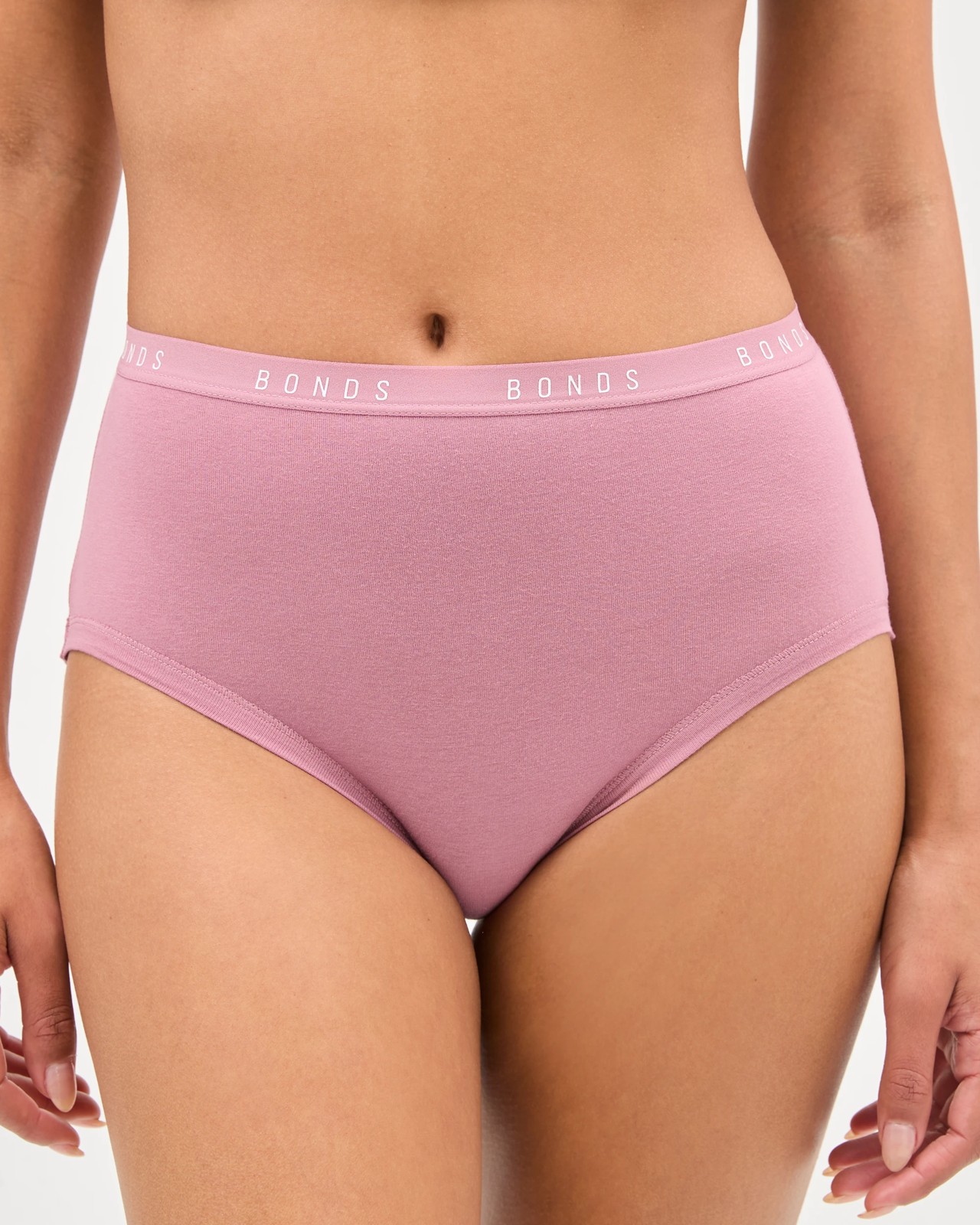 Bonds 3 Pack Cottontails Full Briefs  - Twin Stripe Pink 2 of 4