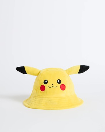 Pokemon Pikachu Cotton 3D Terry Bucket Hat