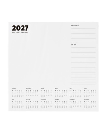 Anko 2027 Desk Pad Calendar