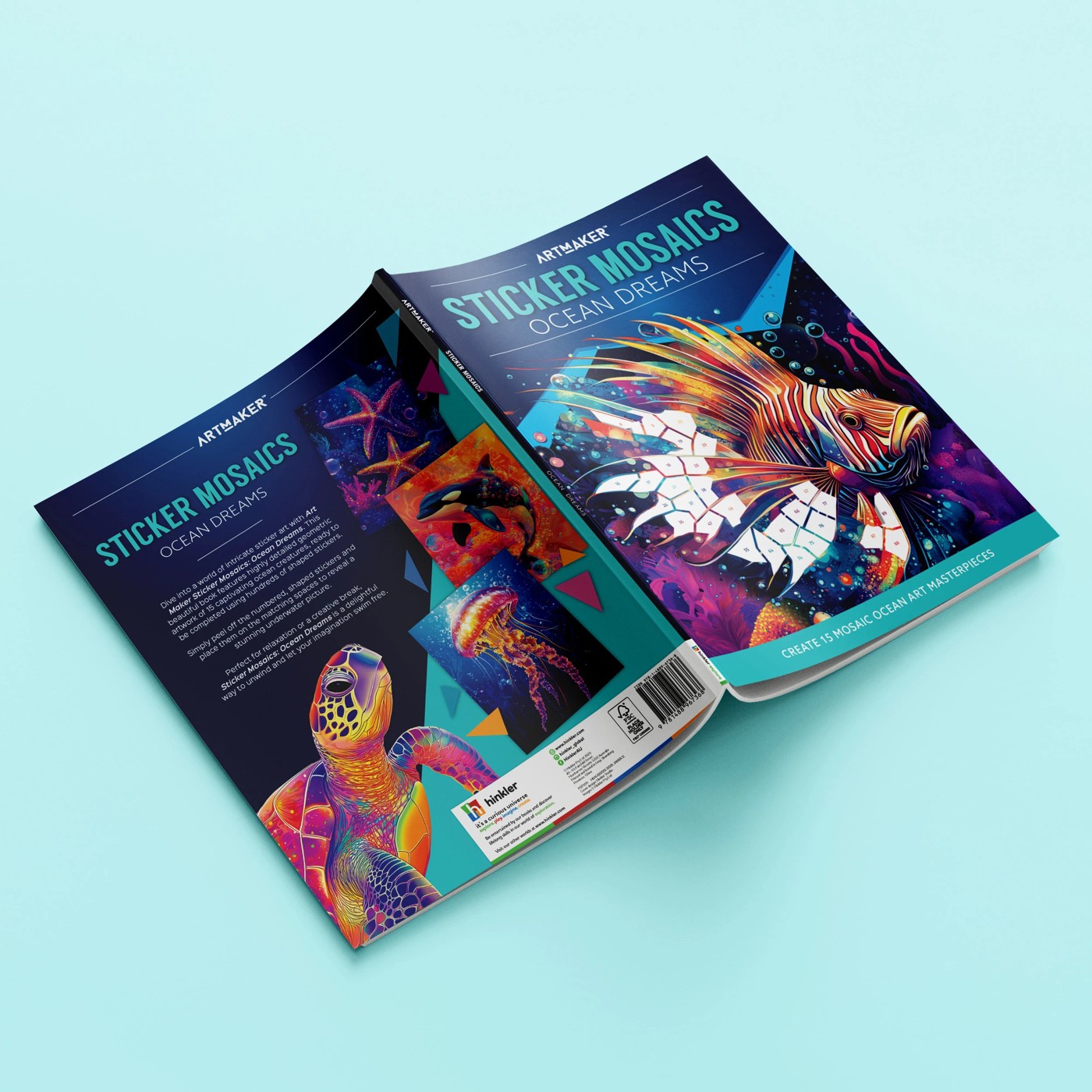 Art Maker Sticker Mosaics Ocean Dreams - Book 5 of 5