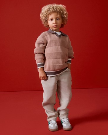 Australian Cotton Knitwear Polo Top