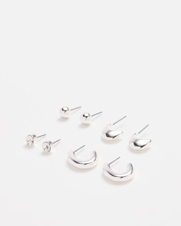 Mini Hoop and Stud Earrings Pack