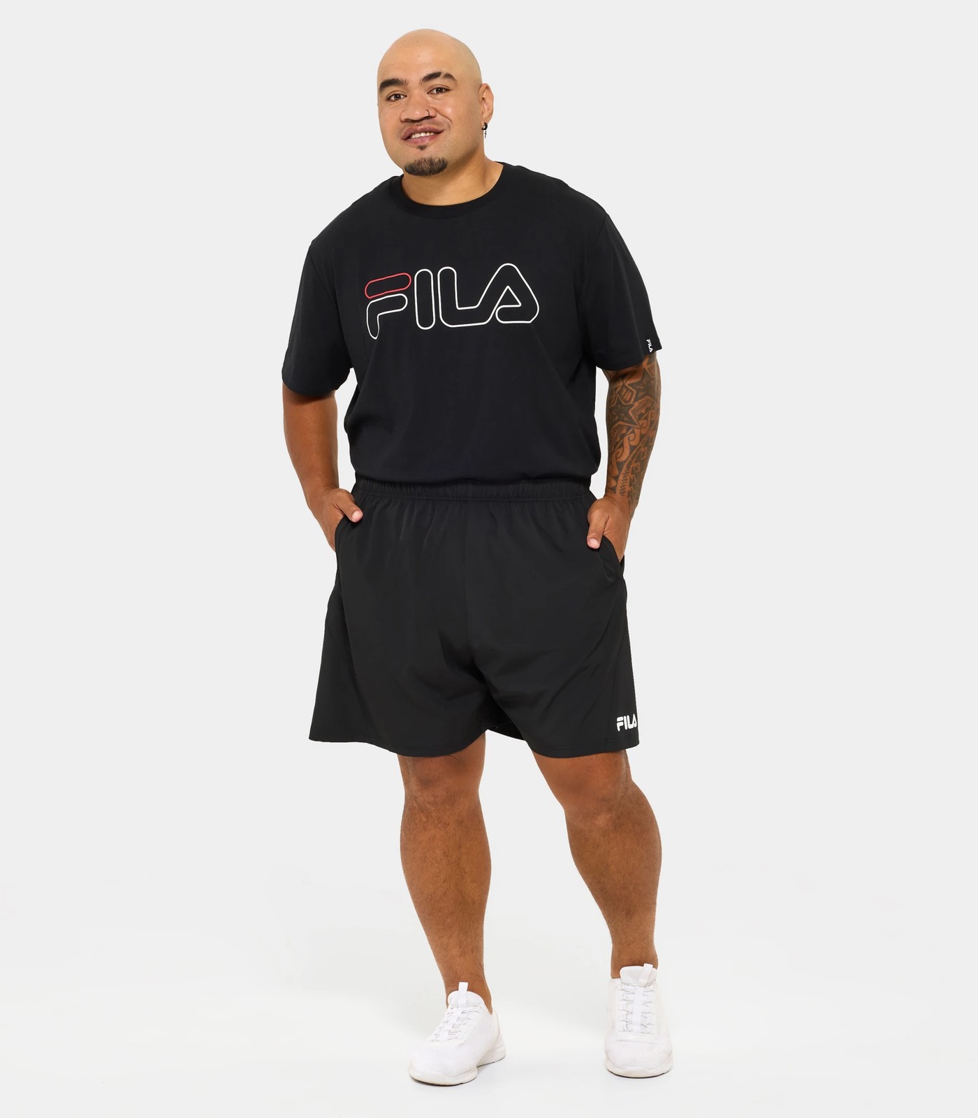 Fila Plus Judd Shorts - Black | Target Australia