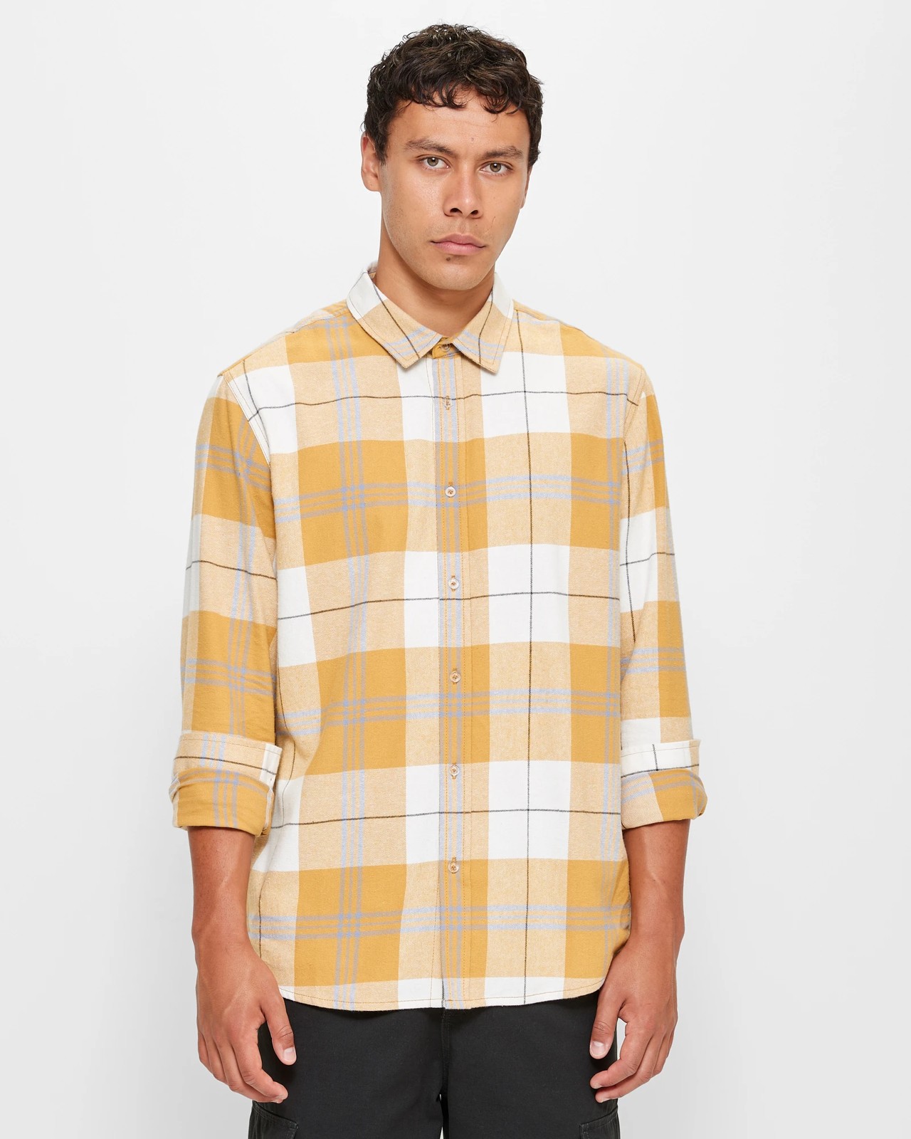 Check Flannel Shirt - Commons - Gold