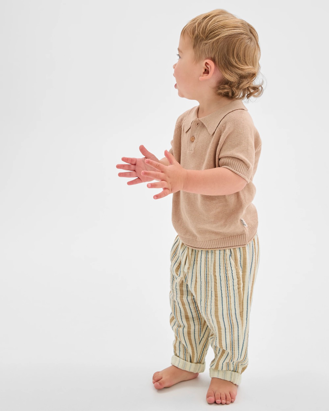 Baby Muslin Pants - Neutral 2 of 5