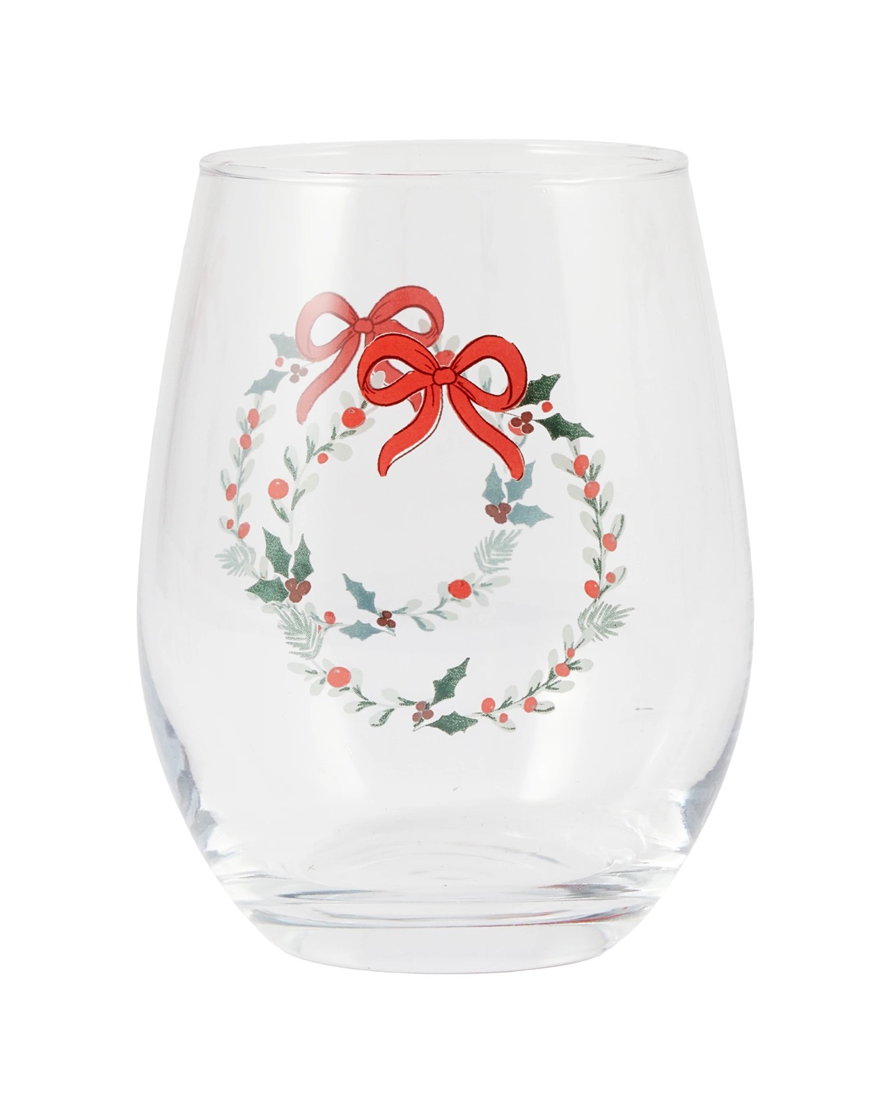 Anko 6 Holly Stemless Glasses 3 of 5