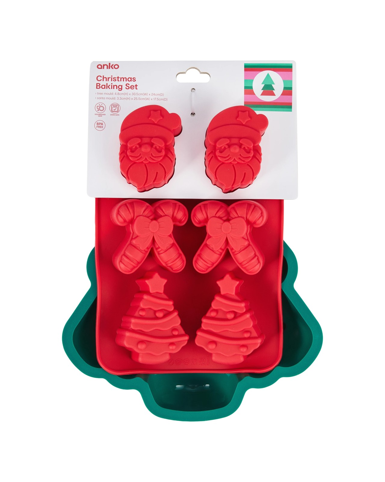 Anko Christmas Baking Set 2 of 3