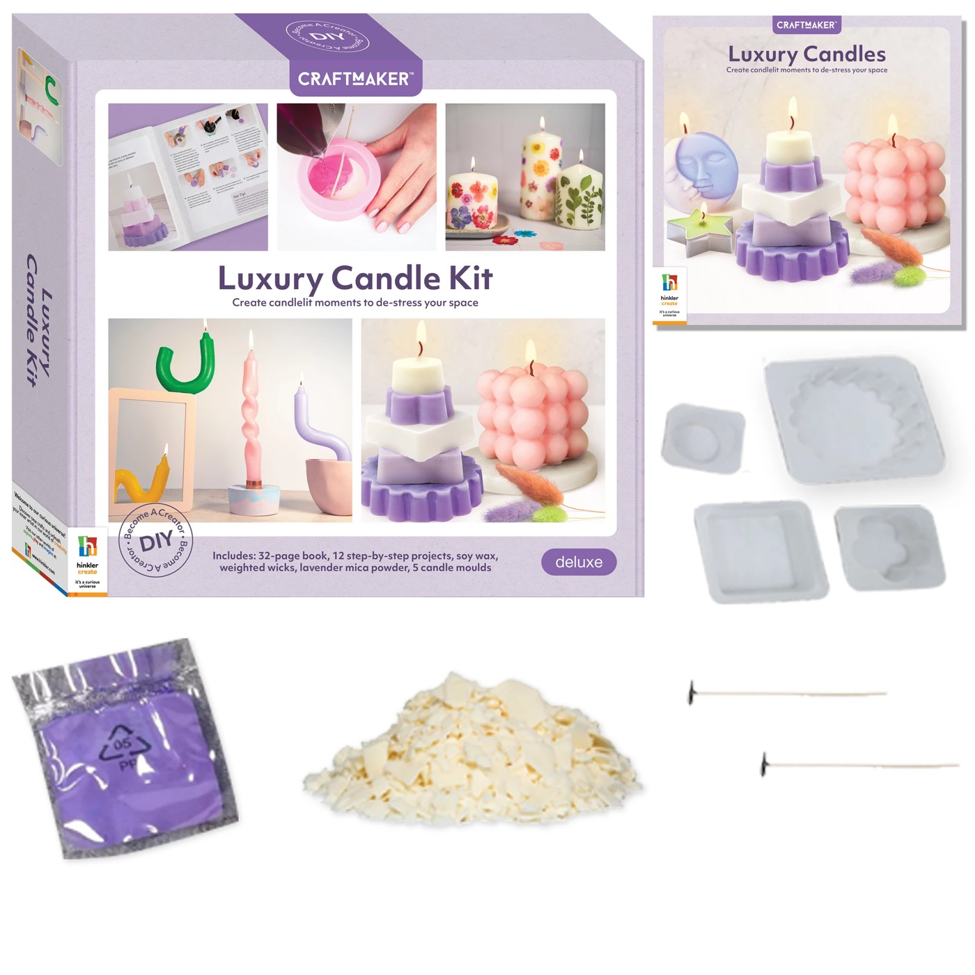 CANDLE MAKING KIT ( DELUXE CANDLE KIT ) START YOUR OWN BUSINESS OR FAMILY  FUN.