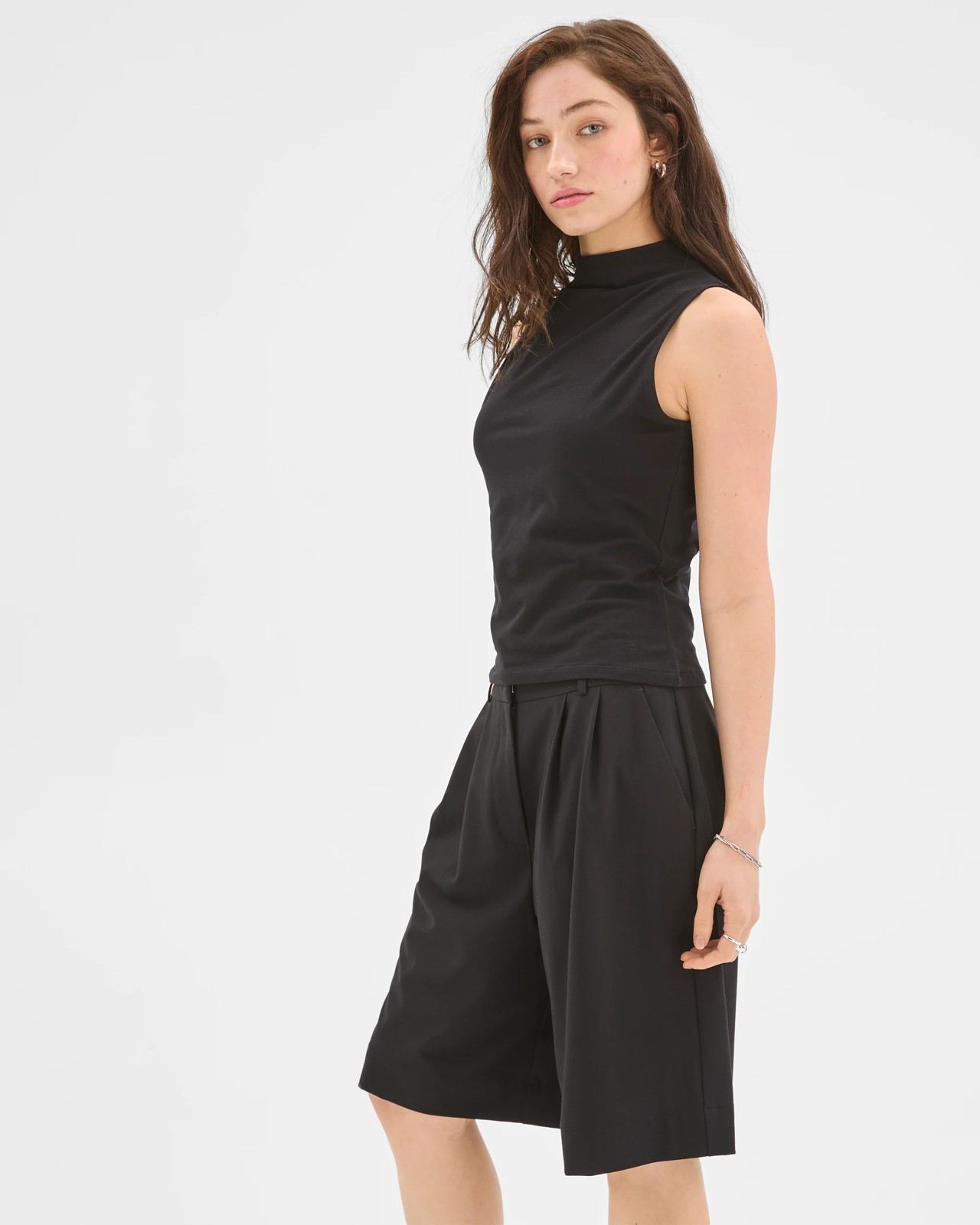 Lily Loves Tailored Bermuda Shorts - True Black 4 of 5