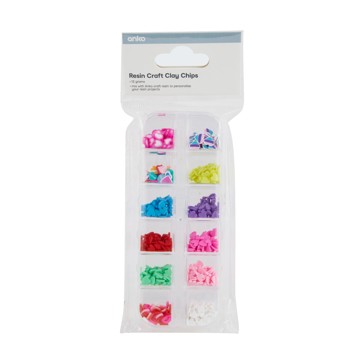 Resin Craft Clay Chips, Heart - Anko