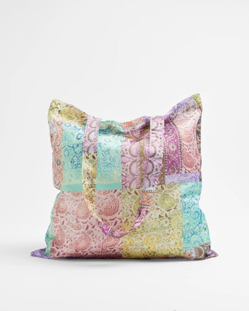 Fold Up Shopper Tote Bag