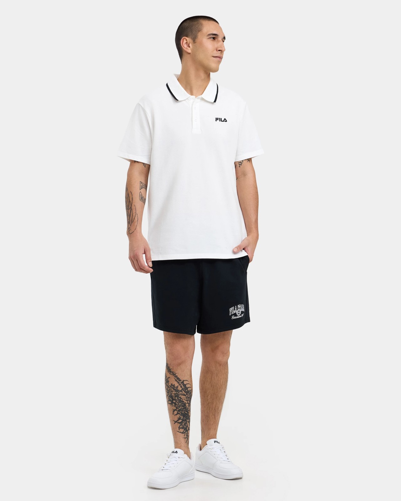 Fila Carlo Fleece Shorts - Black 2 of 6