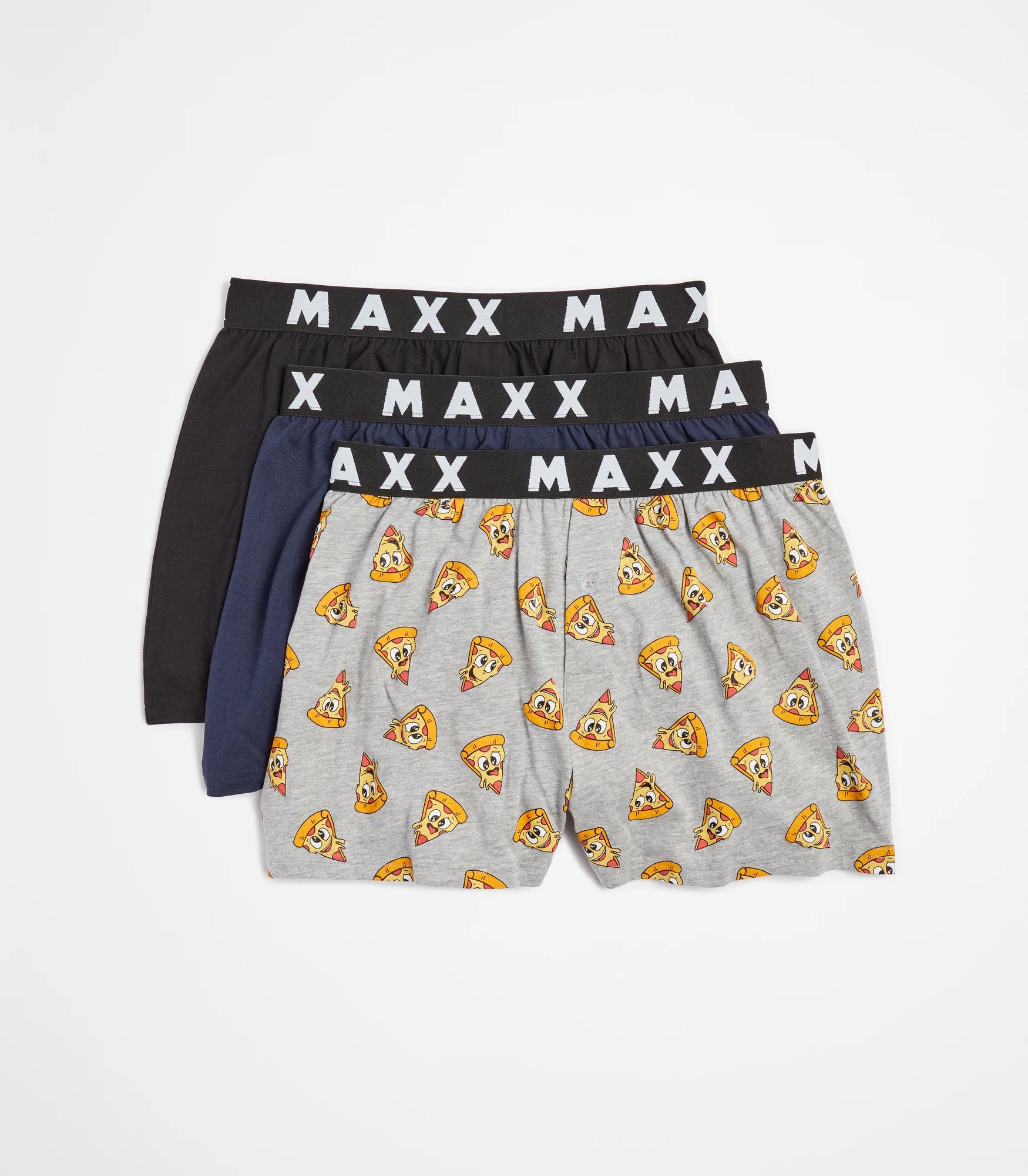 3 Pack Knit Boxer Shorts Maxx