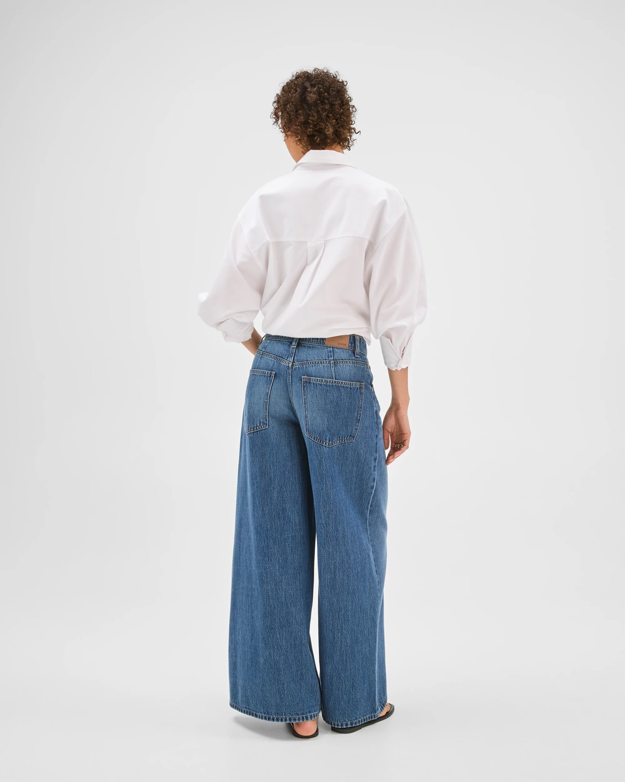 Airloom Slouch Wide Leg Denim Jeans 6 of 6