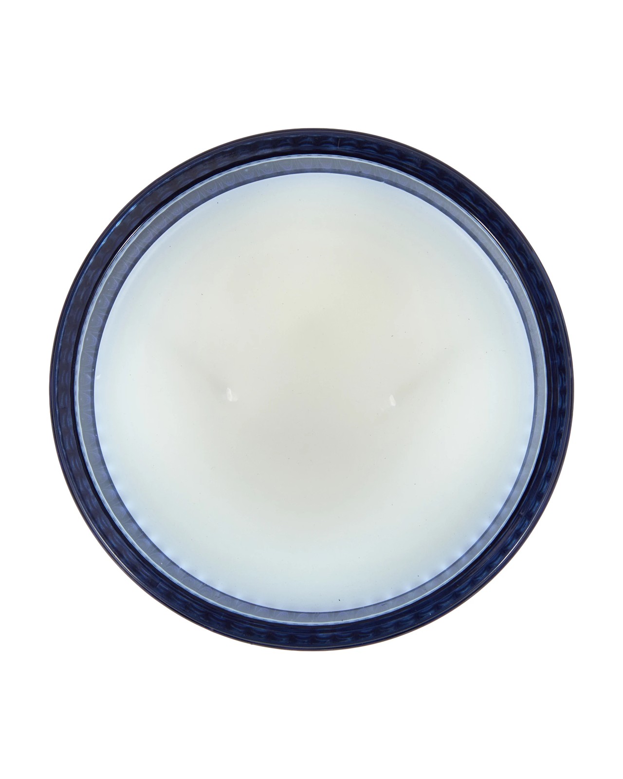 Anko Blue Embossed Glass Candle 3 of 5