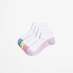 Cotton Blend Logo Lightweight Low Cut Socks 4 Pack - Bonds thumbnail 2