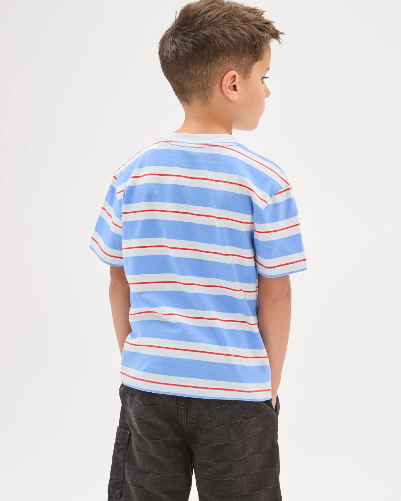 Australian Cotton Short Sleeve T-Shirt - Blue 4 of 6