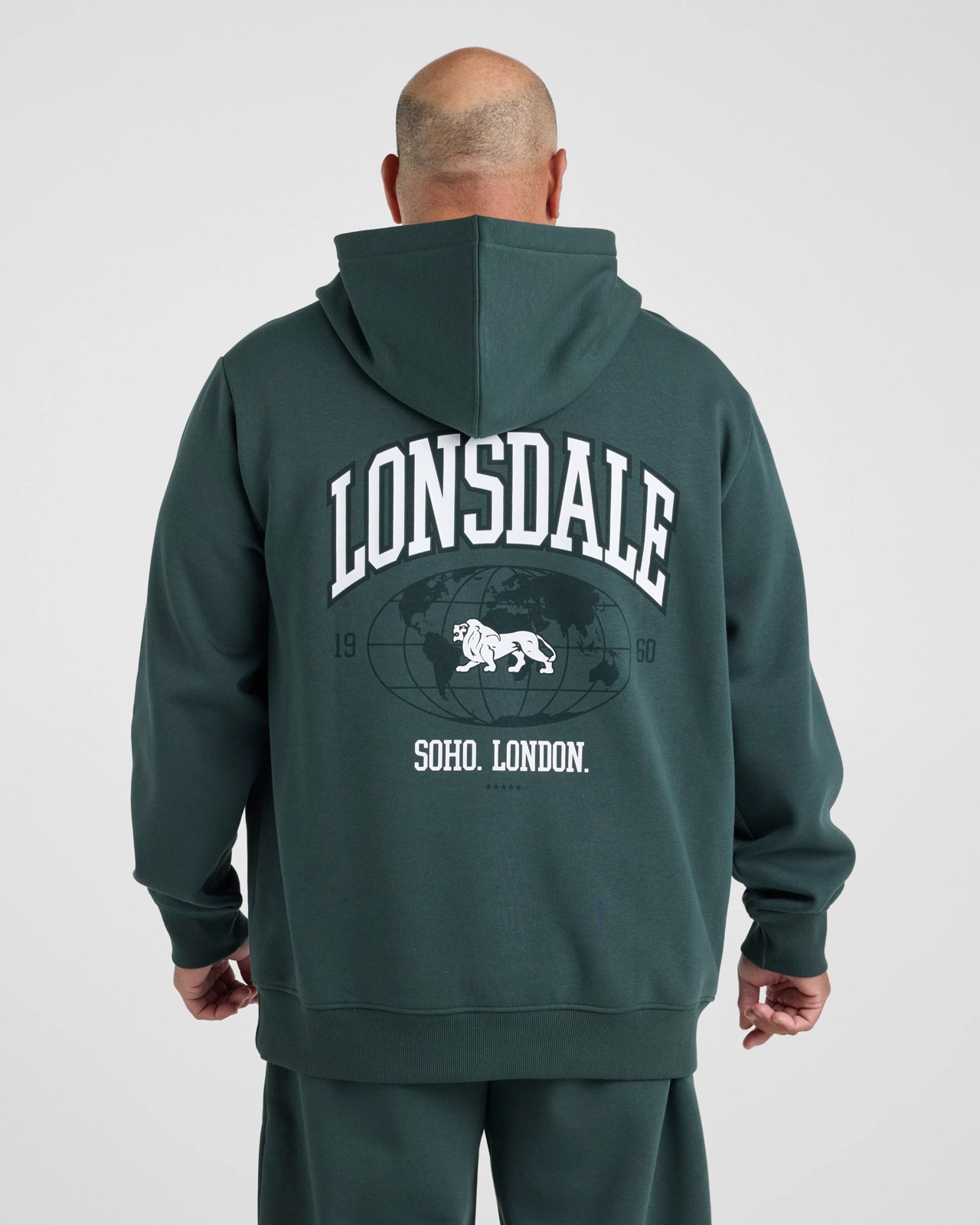 Lonsdale London Plus Sport Hoodie - Kelp 2 of 5