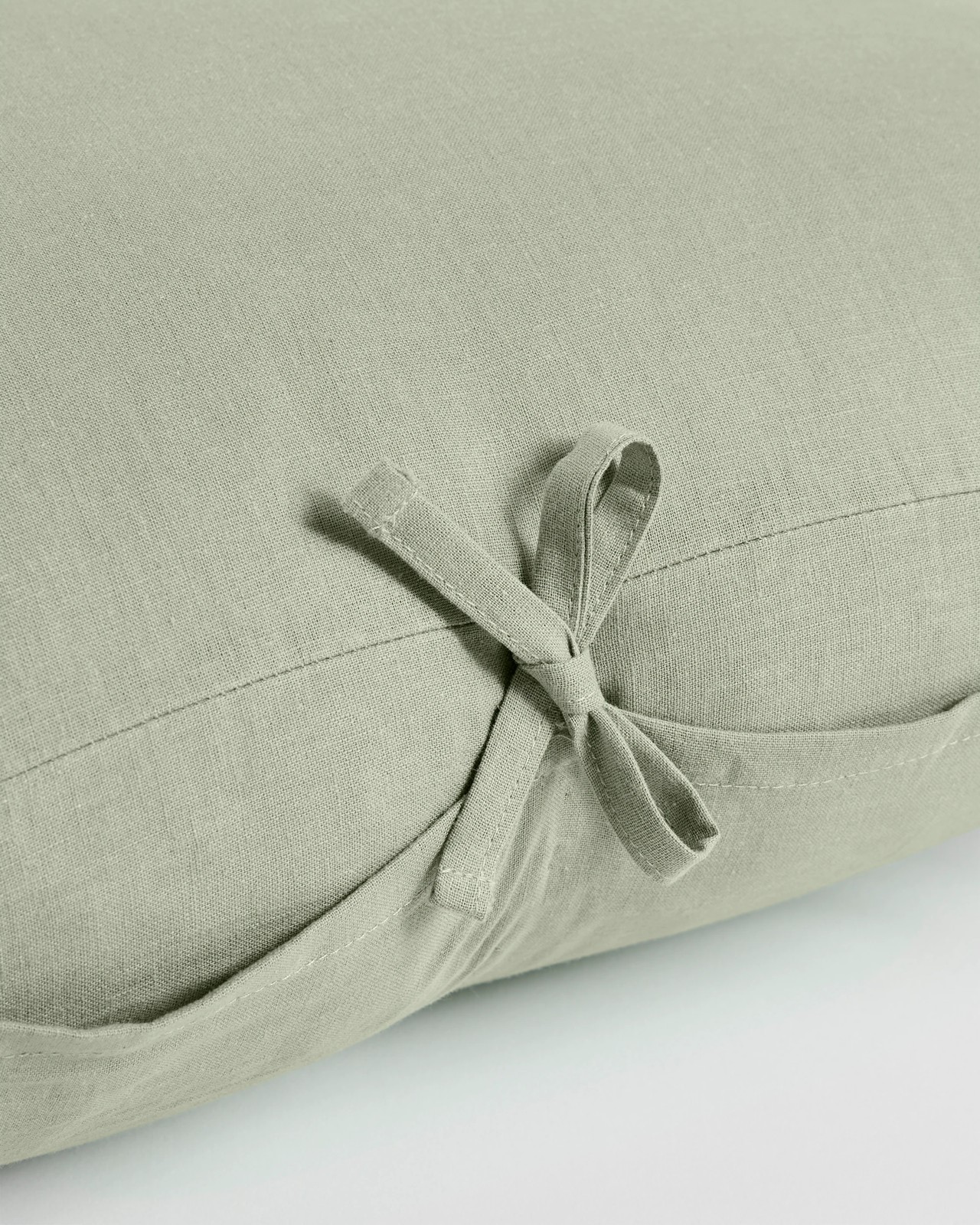 Laynie Linen/Cotton European Pillowcase - Fern 2 of 3