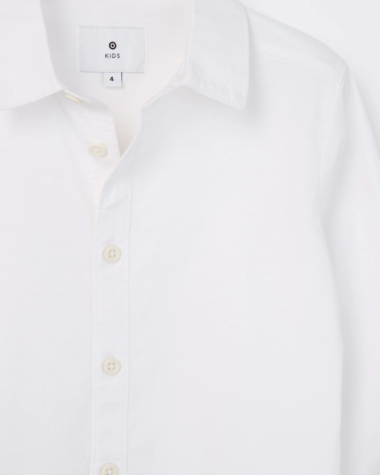 Long Sleeve Oxford Suiting Shirt - White 5 of 5