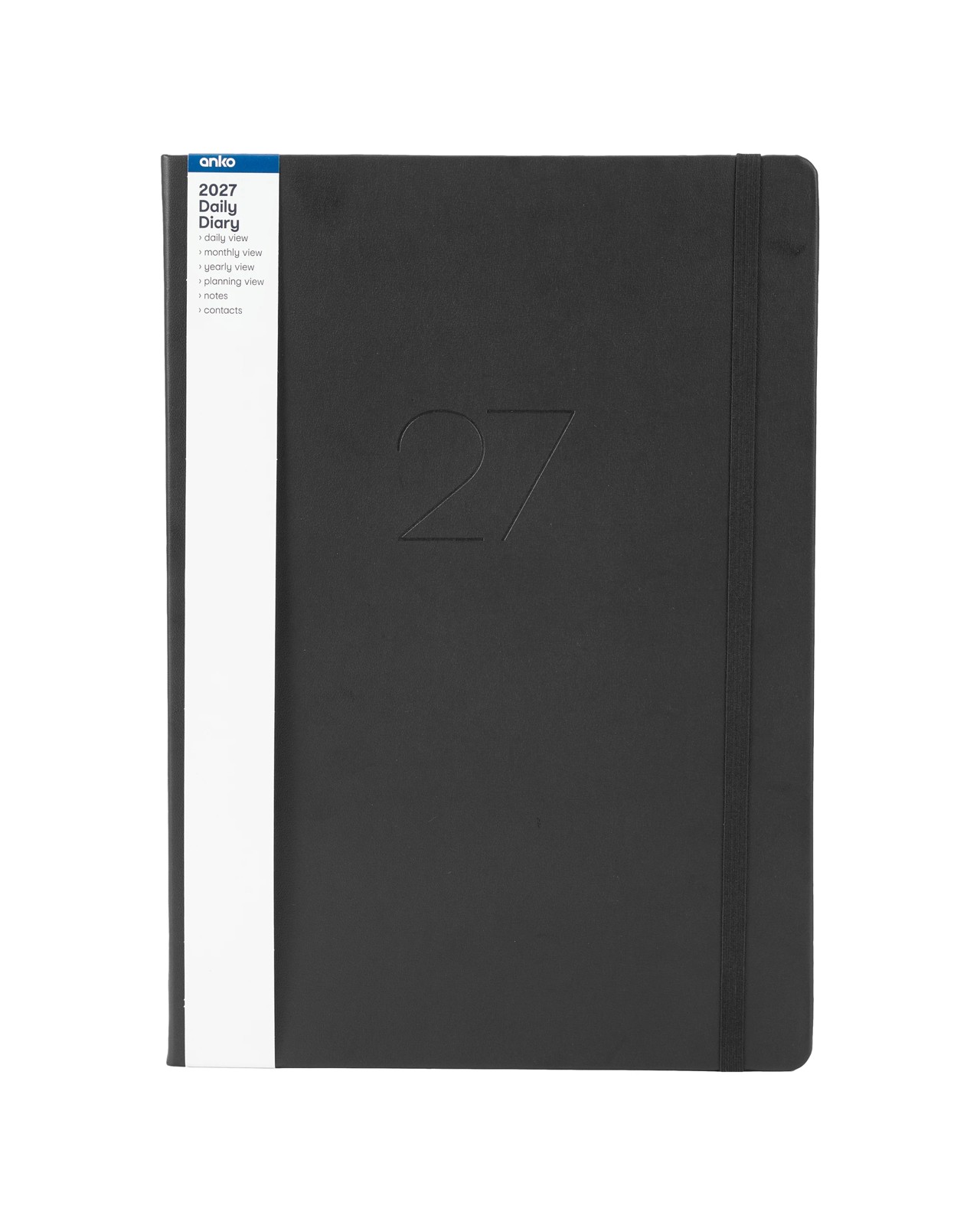 Anko 2027 Daily Diary - Black 5 of 6
