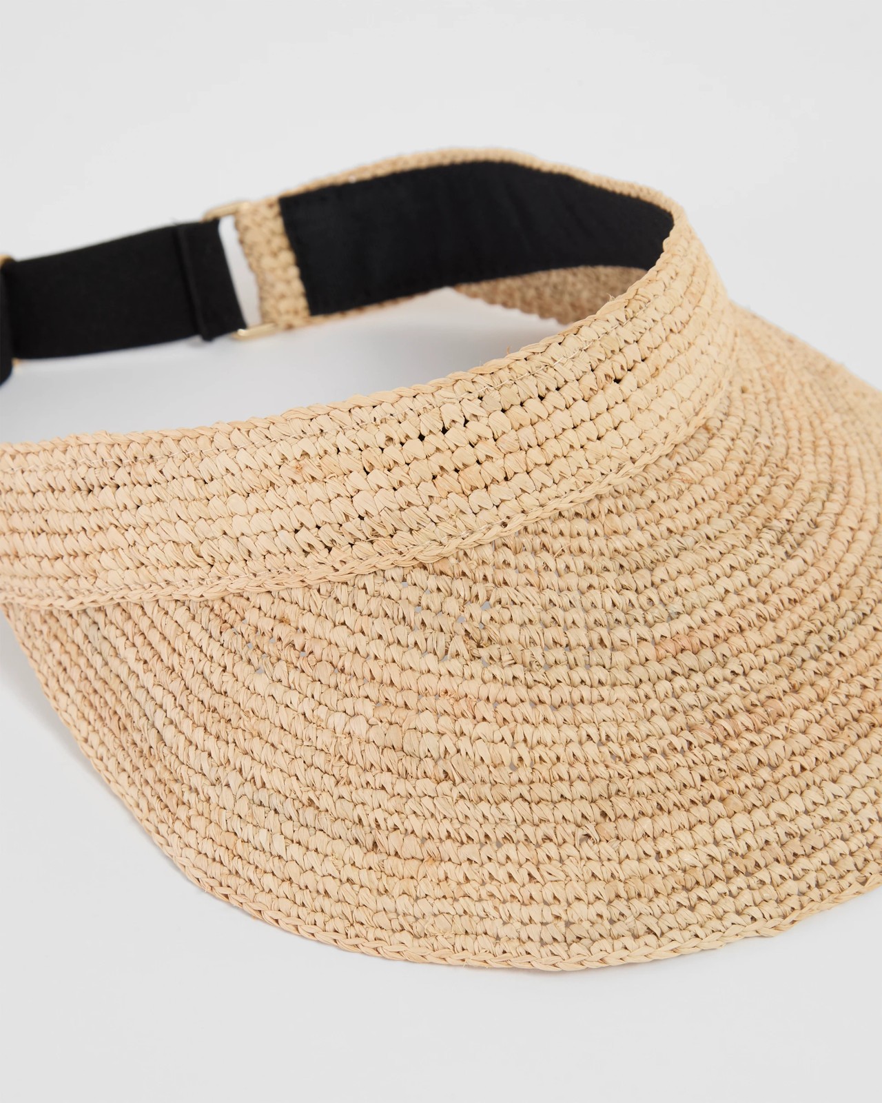 Raffia Packable Peak Visor 2 of 3