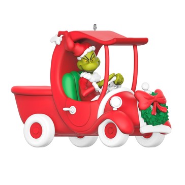Hallmark Keepsake A Grinchy Sleigh On The Way Dr. Seuss's How The Grinch Stole Christmas! Christmas Tree Ornament