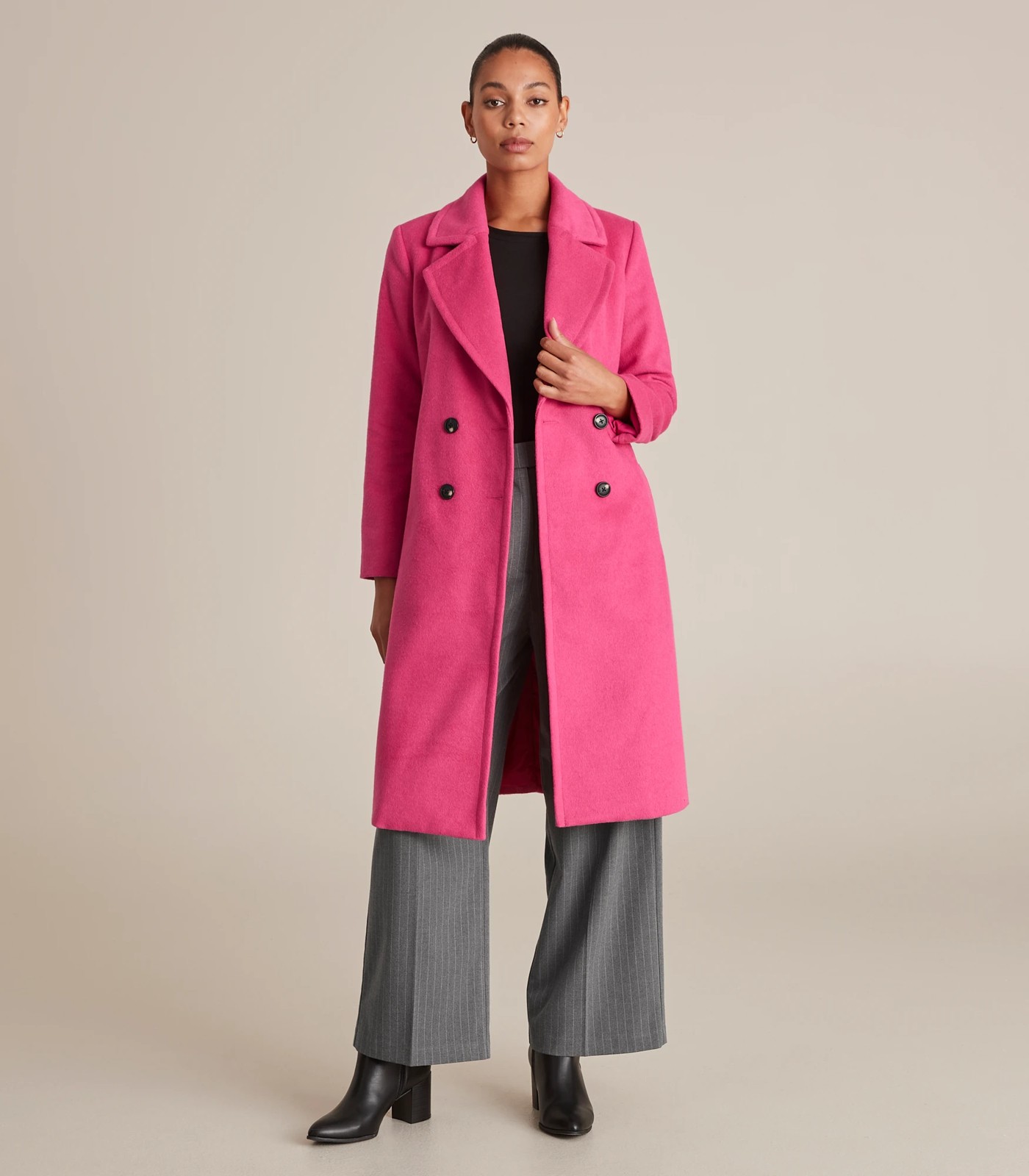 Pink on sale coat target