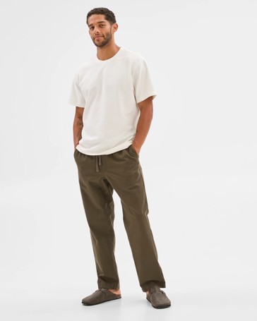 Australian Cotton Blend Textured T-Shirt