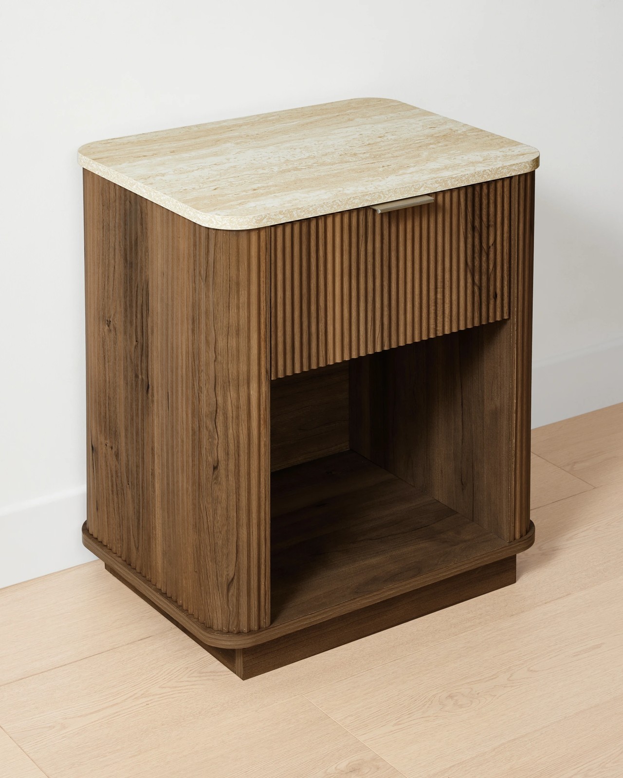 Anko Claire Bedside Table - Walnut 3 of 6