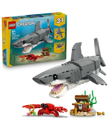 LEGO® Creator 3 in 1 Fierce Shark with a Treasure Chest 31381