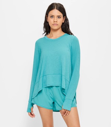 Active Long Sleeve Flowy Top