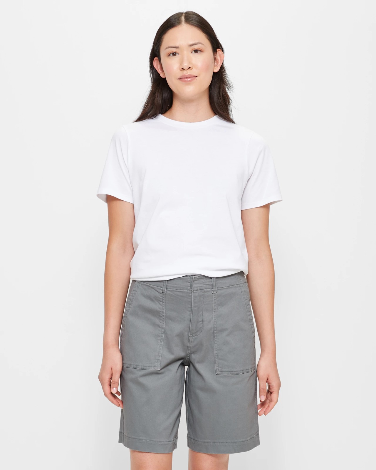 Stretch Twill Shorts - Dusty Khaki