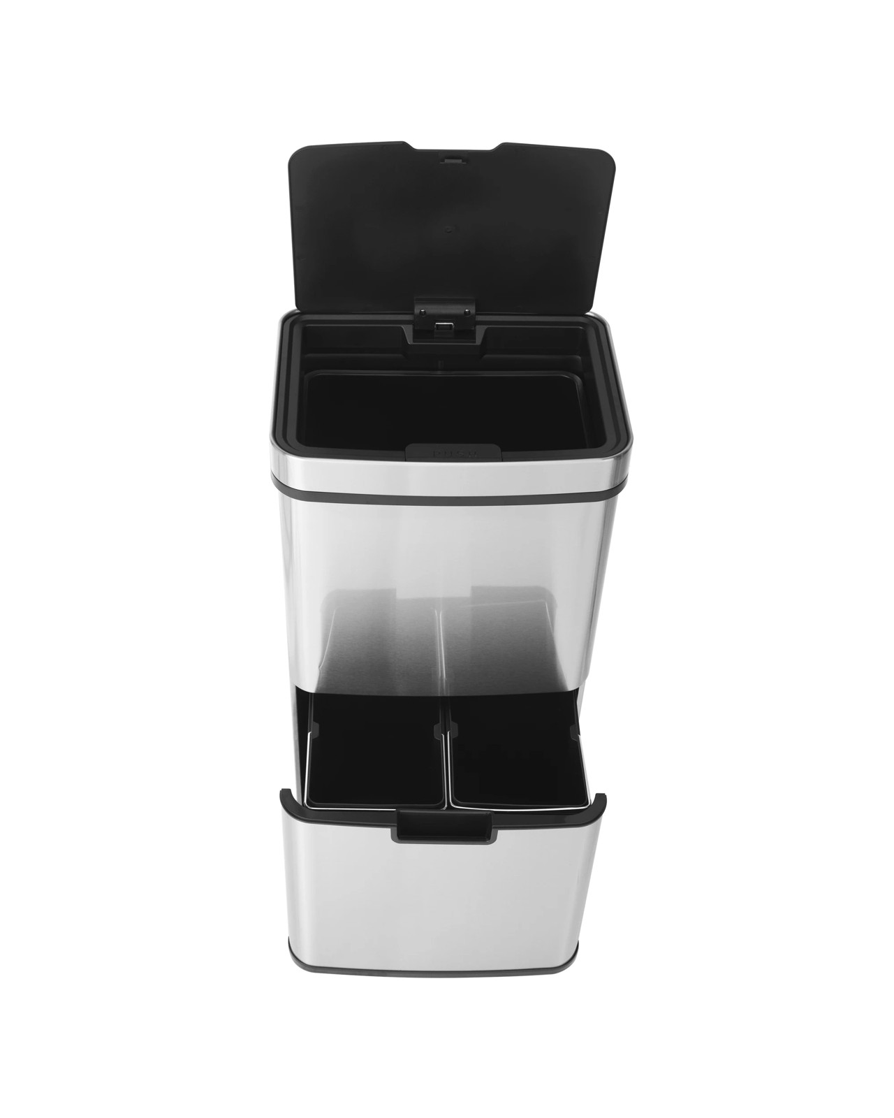 Anko 47L Dual Stacked Bin - Silver 2 of 5