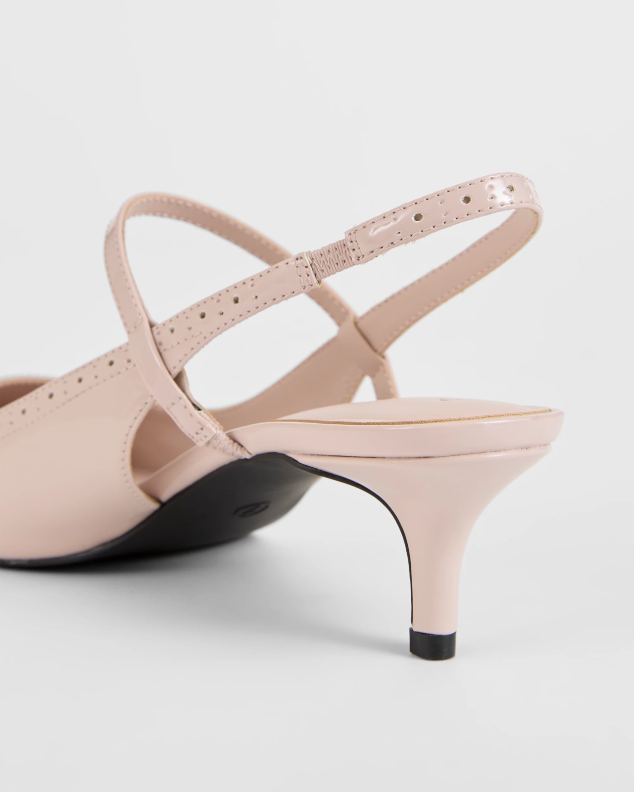 Brogue Sling Back Kitten Heel 3 of 3