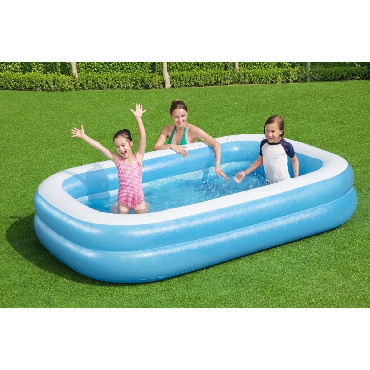 Bestway Blue Rectangular Family Pool Target Australia