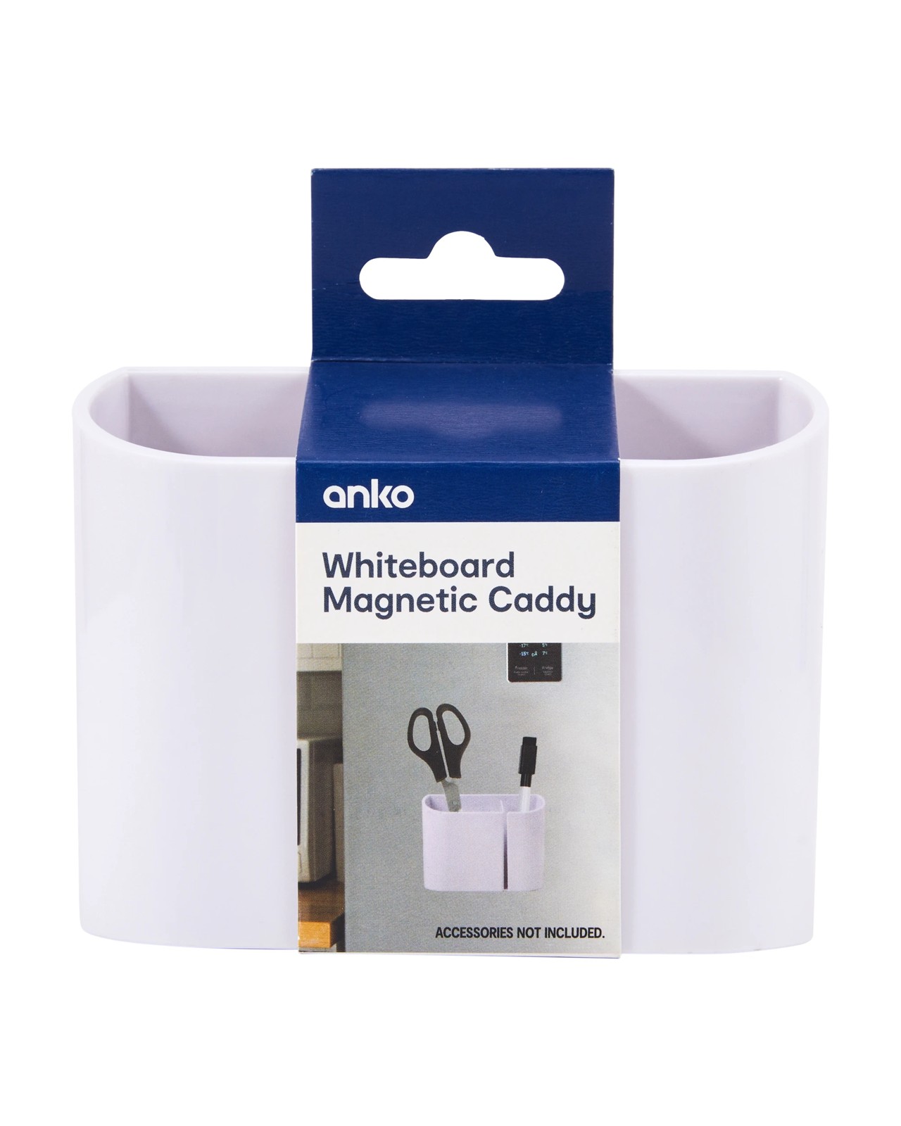Anko Whiteboard Magnetic Caddy - White 5 of 5