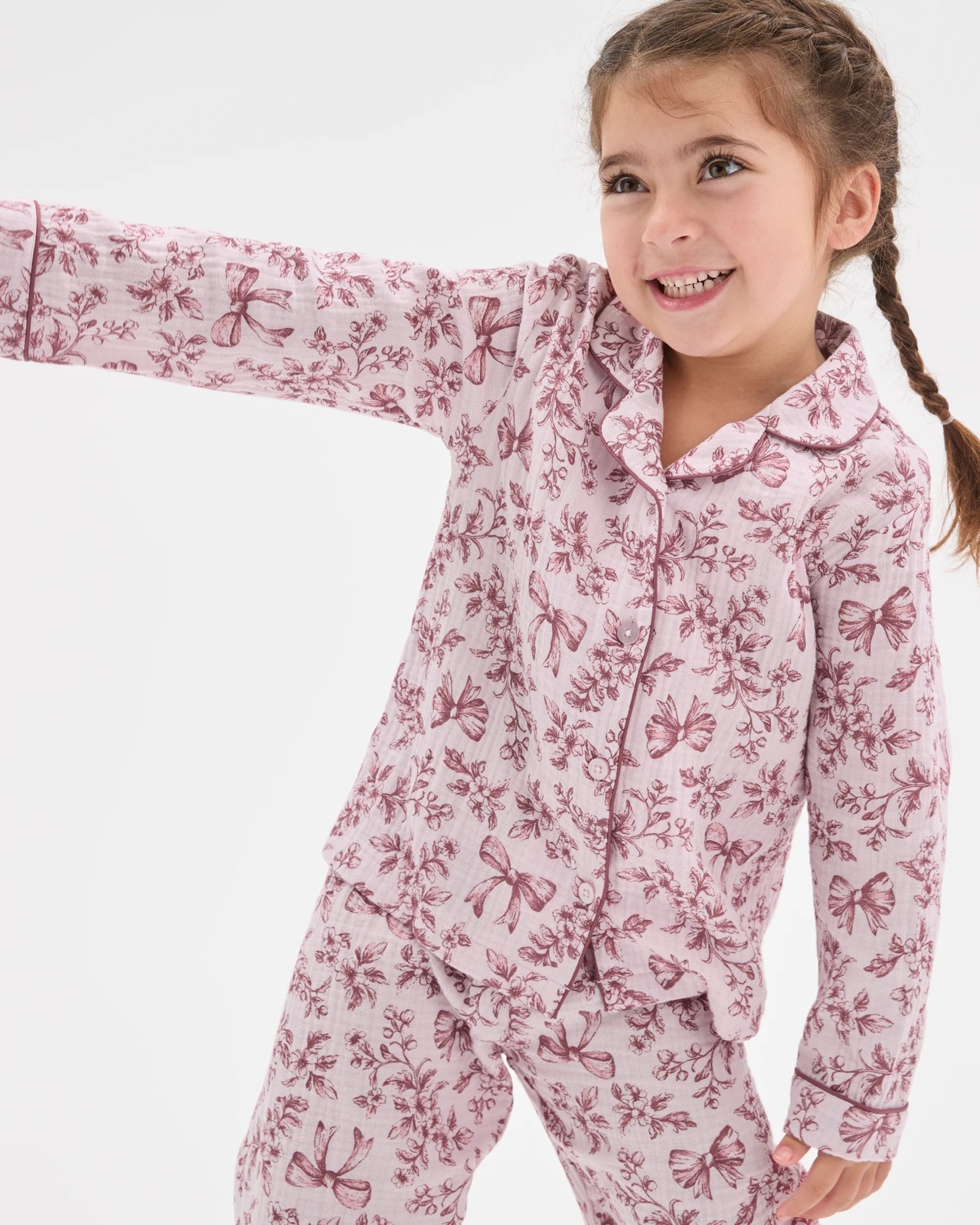 Family Matching Australian Cotton Mini Me Double Cloth Pyjama Set 3 of 6