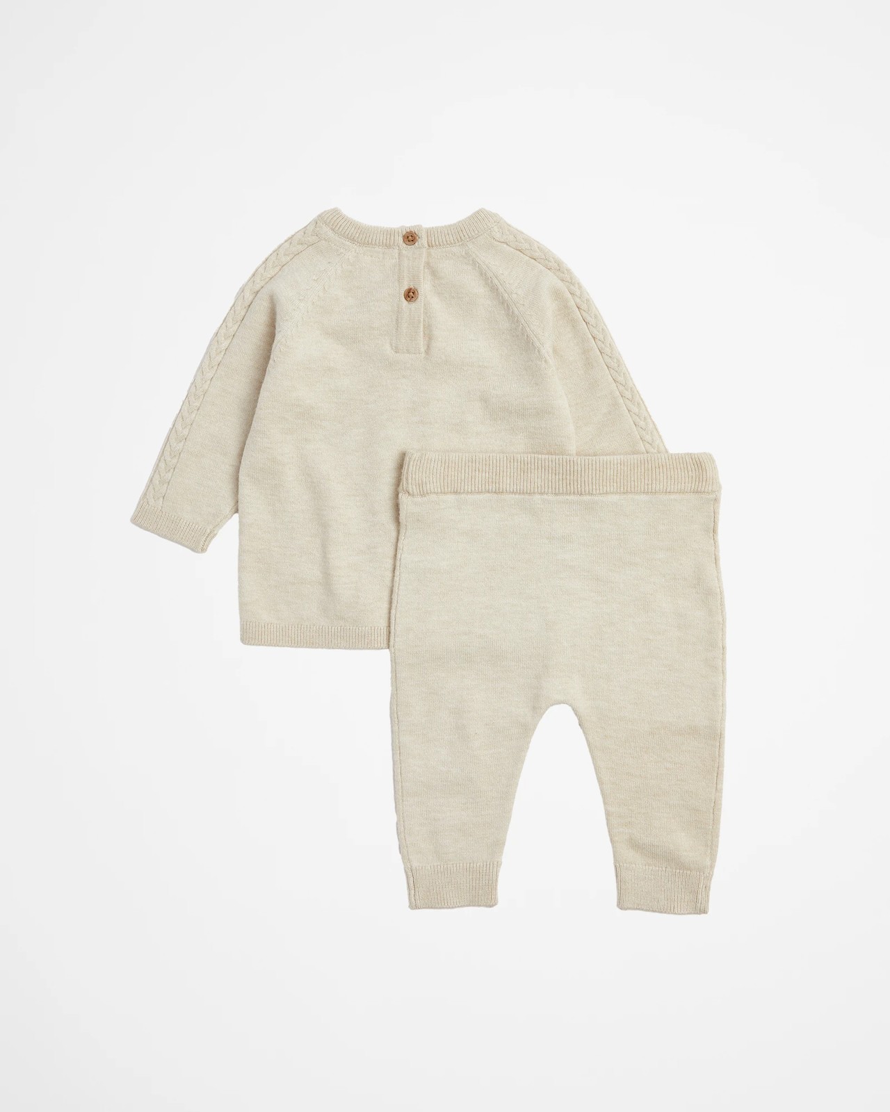 Baby Cable Knit Top and Pant Set 2 Piece